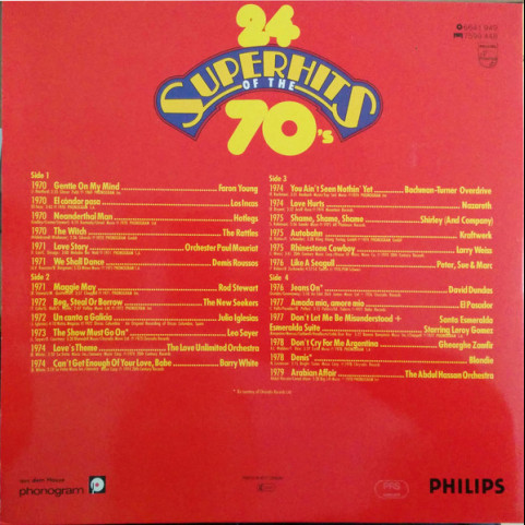 Various - 24 Superhits Of The 70's [2LP]