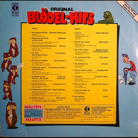 Various - Original Blödel-Hits Fröhlich Frech & Irre Gut! (1979) [1LP]