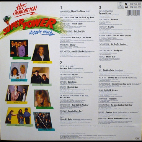 Various - Super Power Hit-Sensation (1987) [2LP]