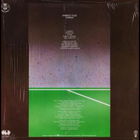 Umberto Tozzi - Hurrah! (1984) [1LP]