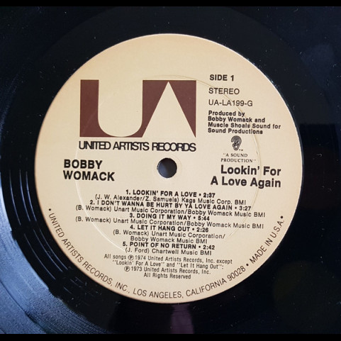 Bobby Womack - Lookin' For A Love Again (1974) [1LP]