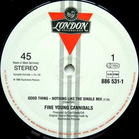 Fine Young Cannibals - Good Thing (1989) [12"]