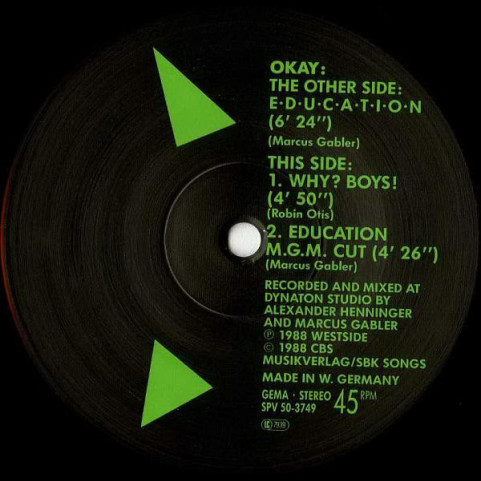 O.K. - Education (1988) [12"]