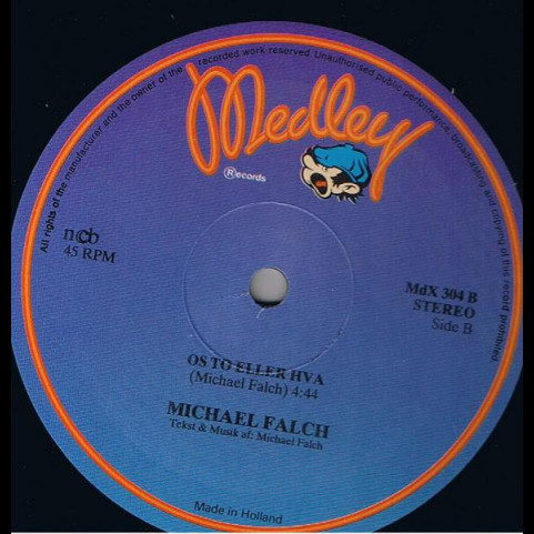 Michael Falch - Gak-Gak I Gågaden (1985) [12"]