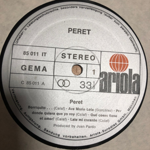 Peret - Peret (1971) [1LP]