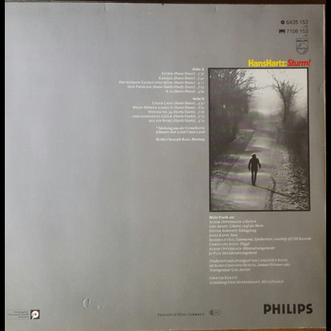 Hans Hartz - Sturm! (1982) [1LP]
