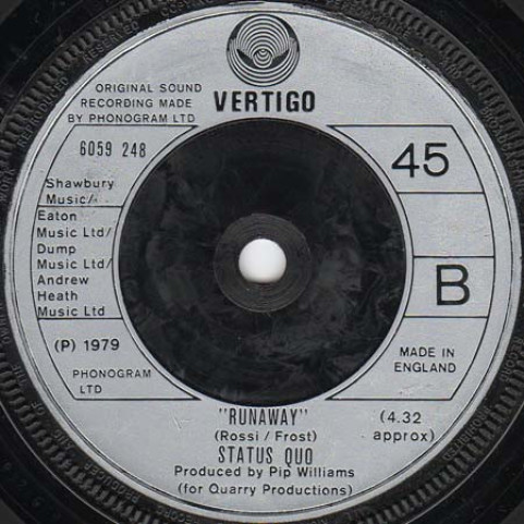 Status Quo - Living On An Island (1979) [7"]