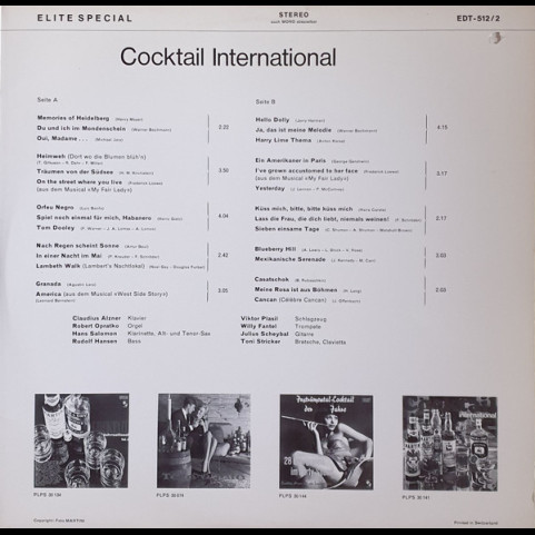Claudius Alzner Und Seine Solisten - Cocktail International [2LP]