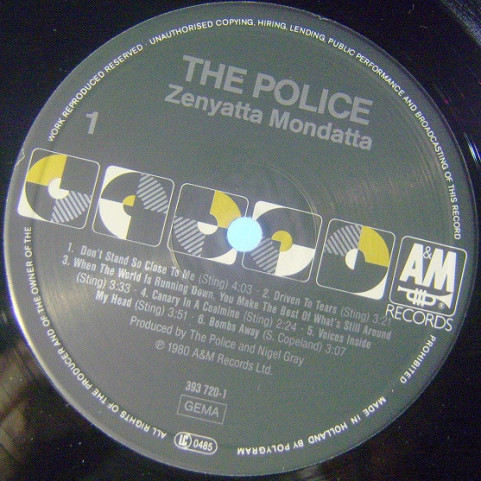 Police, The - Zenyatta Mondatta [1LP]