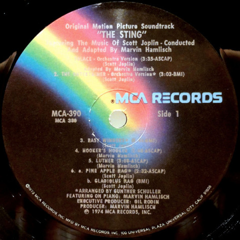 Marvin Hamlisch - The Sting (Original Motion Picture Soundtrack) (1974) [1LP]