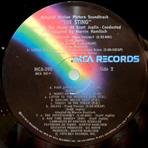 Marvin Hamlisch - The Sting (Original Motion Picture Soundtrack) (1974) [1LP]