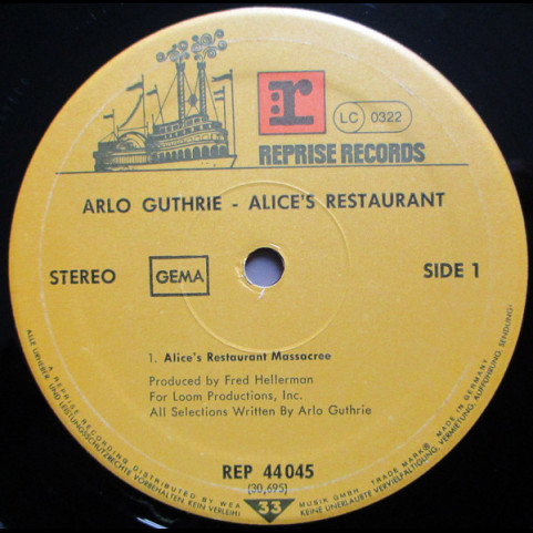 Arlo Guthrie - Alice's Restaurant [1LP]