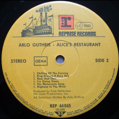 Arlo Guthrie - Alice's Restaurant [1LP]