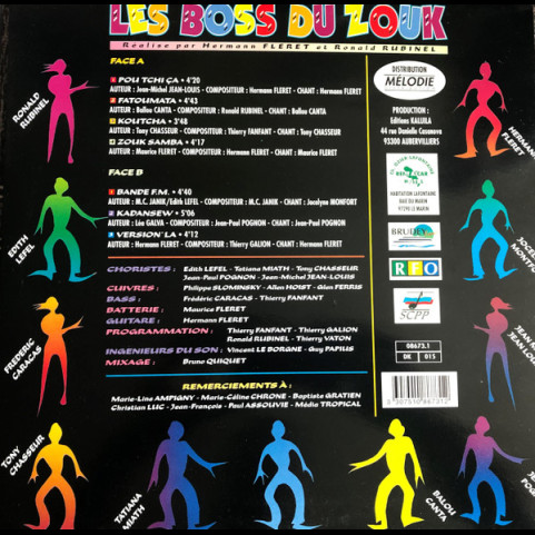 Les Boss Du Zouk - Les Boss Du Zouk [1LP]