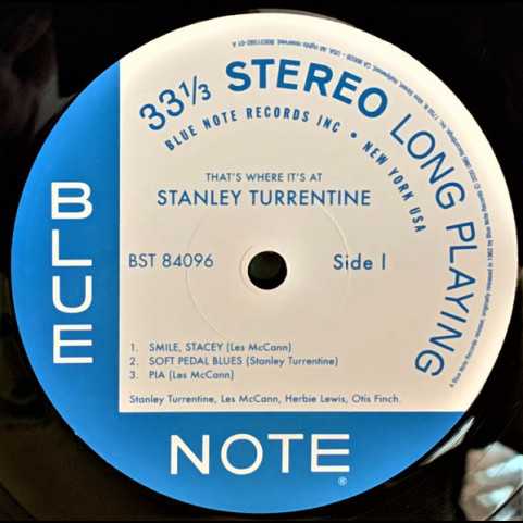Stanley Turrentine - That's Where It's At (2020) [1LP] 180g