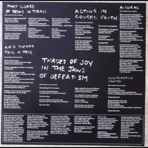 Napalm Death - Throes Of Joy In The Jaws Of Defeatism (2020) [1LP] 180g