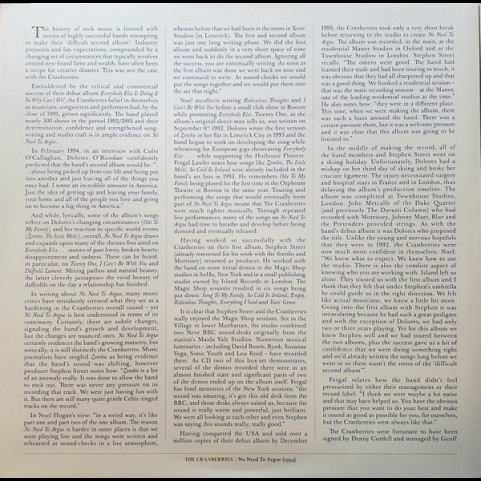 Cranberries, The - No Need To Argue (2020) [2LP]