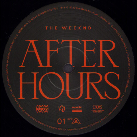 Weeknd, The - After Hours (2020) [2LP]
