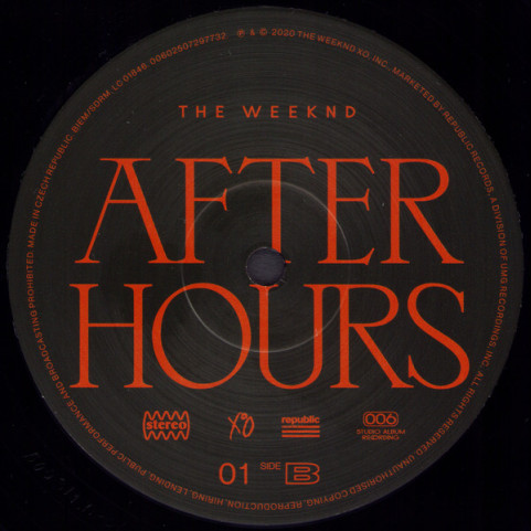 Weeknd, The - After Hours (2020) [2LP]