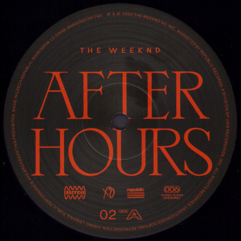 Weeknd, The - After Hours (2020) [2LP]