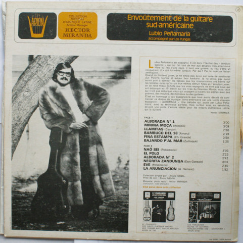 Lubio Peñamaria - Envoûtement De La Guitare Sud-Américaine (1974) [1LP]
