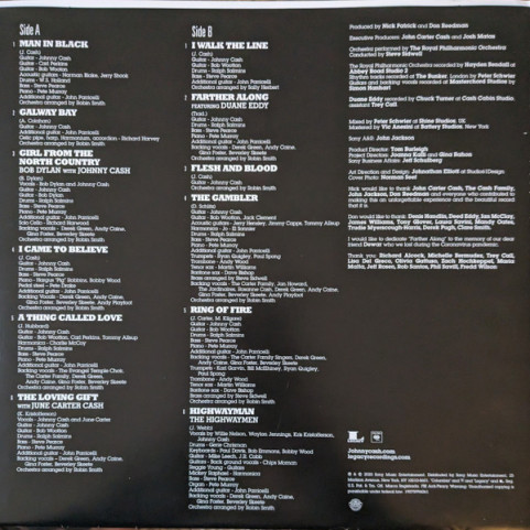 Johnny Cash And The Royal Philharmonic Orchestra - Johnny Cash And The Royal Philharmonic Orchestra (2020) [1LP]