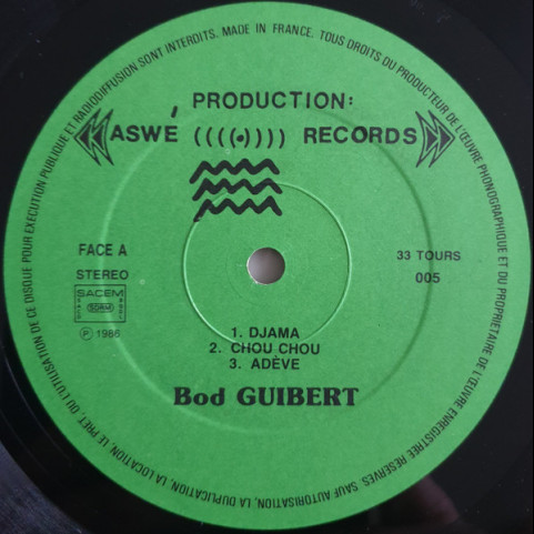 Bod Guibert - Positivement Vôtre (1986) [1LP]