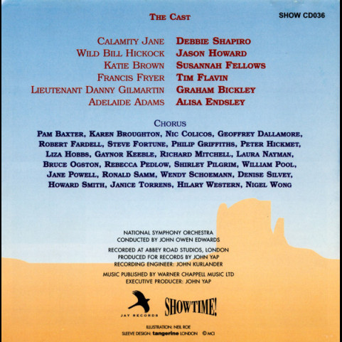 Sammy Fain, Paul Francis Webster - Calamity Jane Selected Highlights  (1995) [1CD]