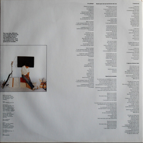 Michel Berger - Différences (1985) [1LP]