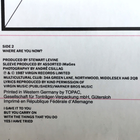 Boy George - To Be Reborn (1987) [12"]