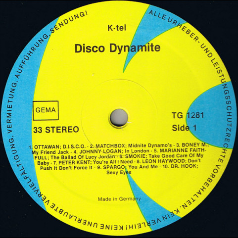 Various - Disco Dynamite (1980) [1LP]