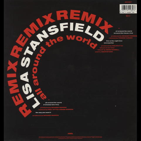 Lisa Stansfield - All Around The World (Around The House Mix) (1989) [12"]