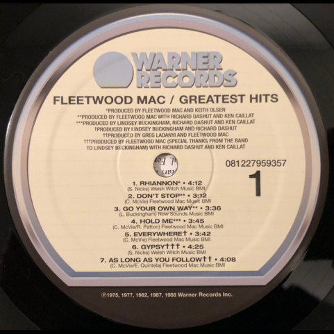 Fleetwood Mac - Greatest Hits (2020) [1LP]