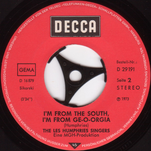 Les Humphries Singers - Mama Loo (1973) [7"]