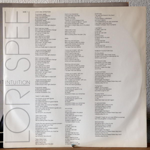 Lori Spee - Intuition (1983) [1LP]