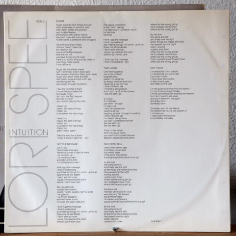 Lori Spee - Intuition (1983) [1LP]