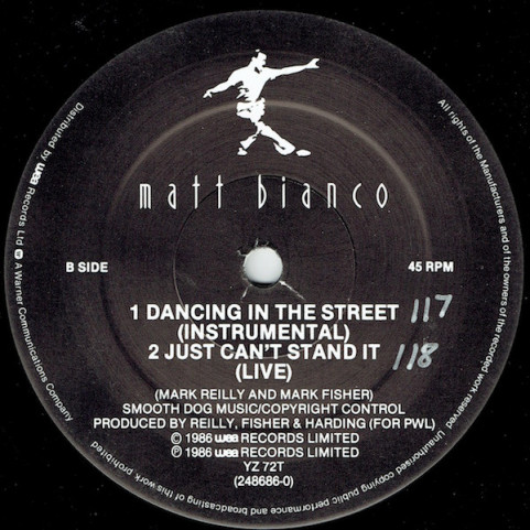 Matt Bianco - Dancing In The Street (1986) [12"]