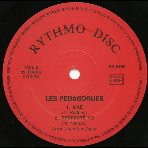 Les Pedagogues - Typiquement Votre (1986) [1LP]
