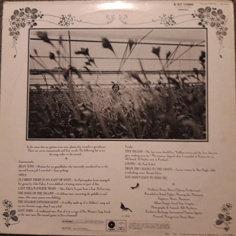 Leo Kottke - Greenhouse (1972) [1LP]