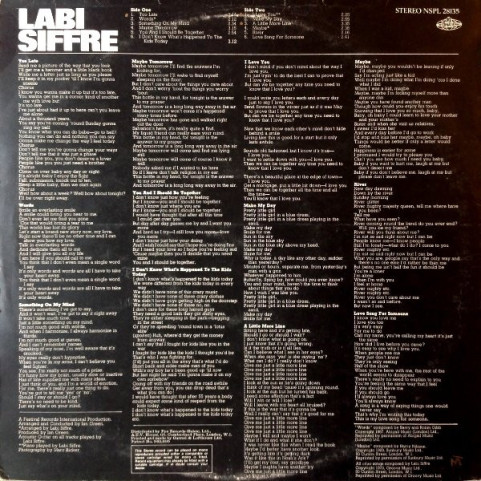 Labi Siffre - Labi Siffre (1970) [1LP]