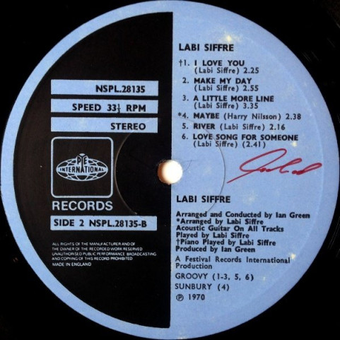 Labi Siffre - Labi Siffre (1970) [1LP]