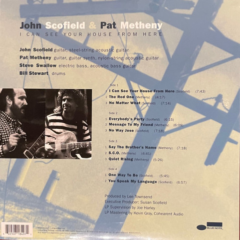 John Scofield & Pat Metheny - I Can See Your House From Here (2021) [2LP] 180g