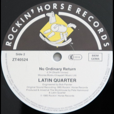 Latin Quarter - Modern Times (1985) [12"]