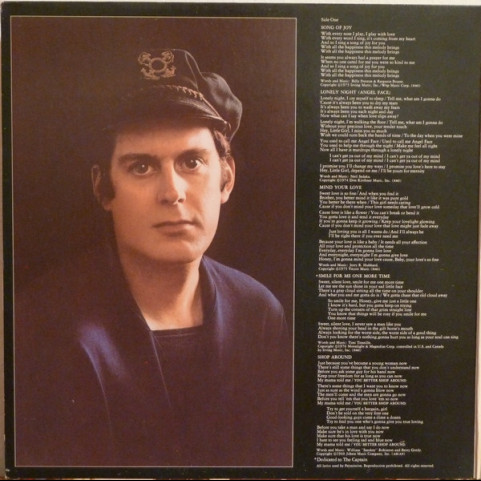 Captain And Tennille - Song Of Joy (1976) [1LP]