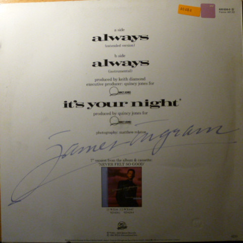 James Ingram - Always (1986) [12"]