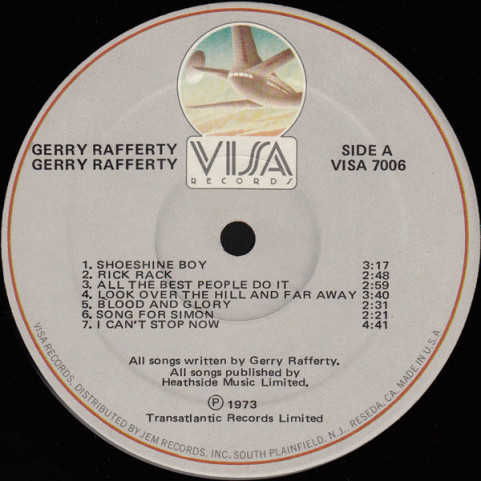 Gerry Rafferty - Gerry Rafferty (1978) [1LP]