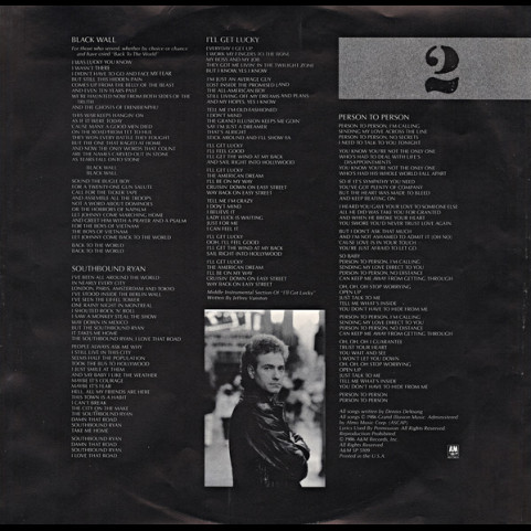 Dennis DeYoung - Back To The World (1986) [1LP]