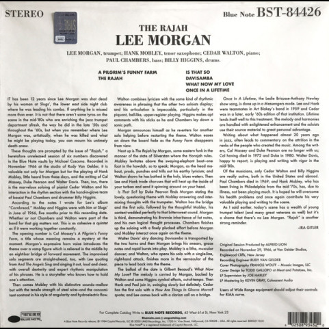 Lee Morgan - The Rajah (2021) [1LP] 180g
