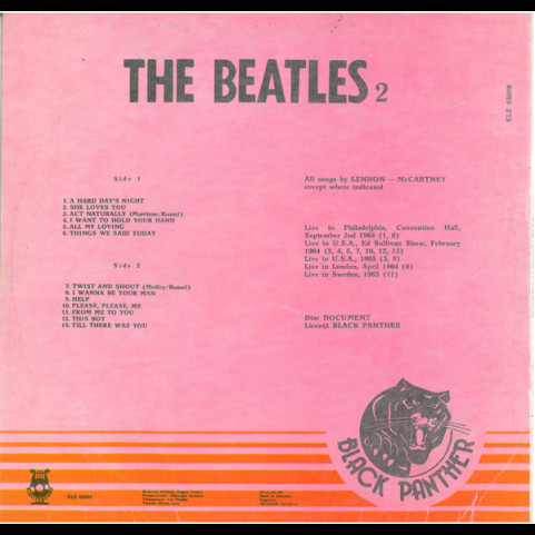 Beatles, The - 2 High Voltage (1991) [1LP]