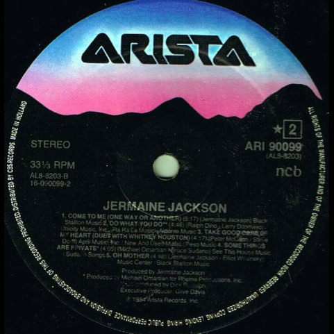 Jermaine Jackson - Jermaine Jackson (1984) [1LP]